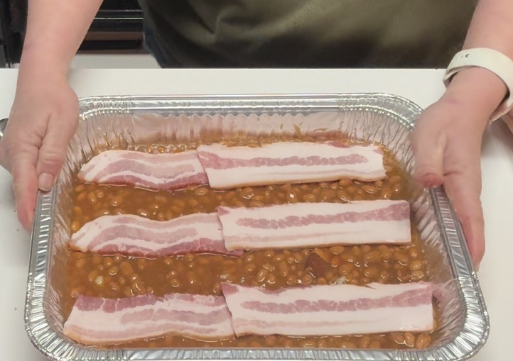 Boosted Baked Beans by Mary Barbecue Baked Beans Bacon smoked