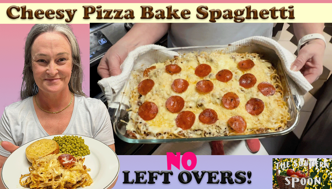 cheesy pizza bake spaghetti thumbnail2