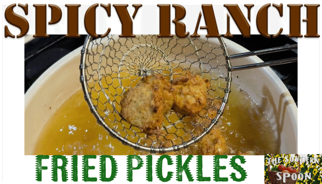 spicy ranch fried pickles