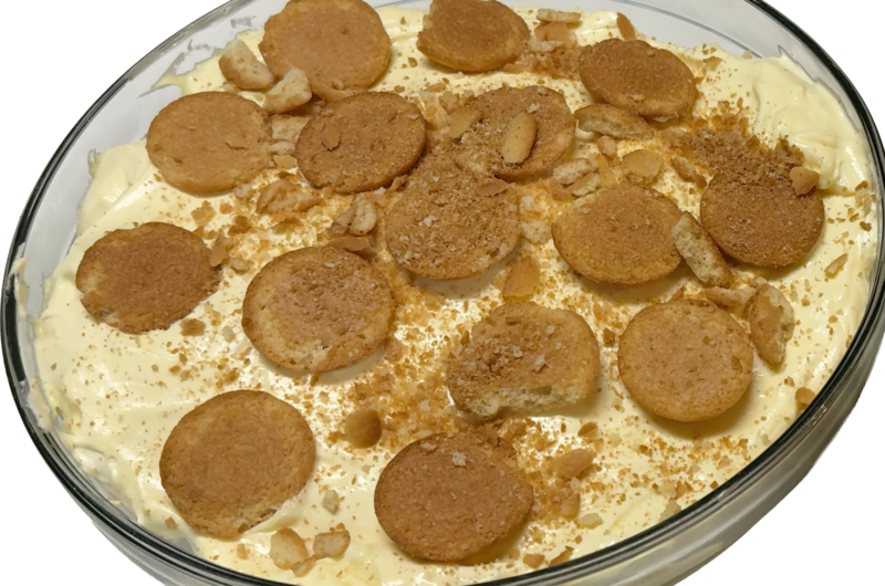 Mom’s Signature Banana Pudding with Cool Whip (Half Vanilla, Half Banana Favorite)