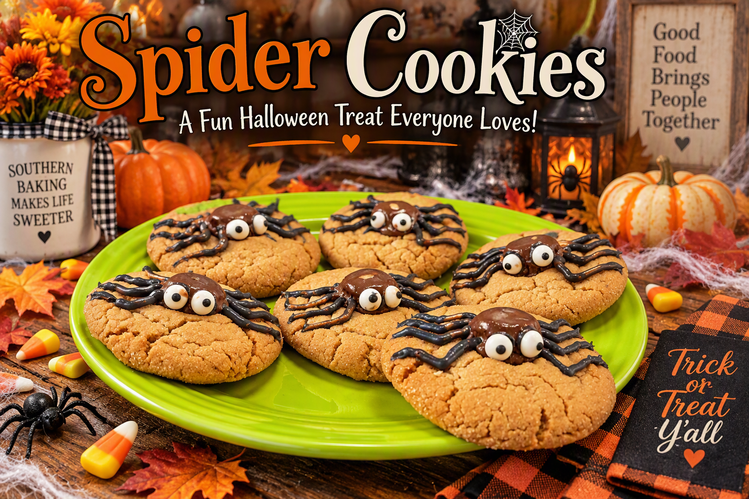 Spider Cookies